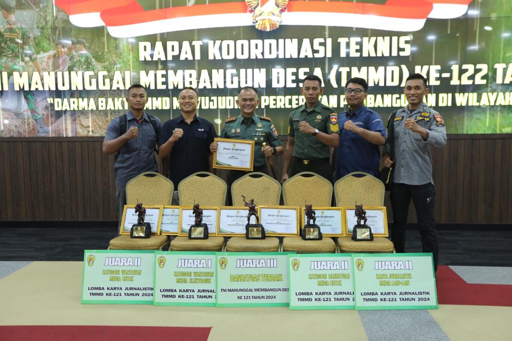 Lima Kategori Lomba Karya Jurnalistik disabet Kodim 0720/Rembang