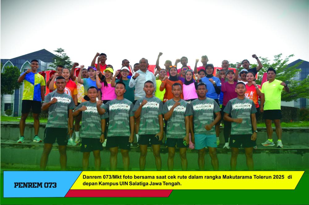 Cek Route Tole Run 2025, Danrem : "Antusias warga Salatiga dalam olahraga cukup tinggi"