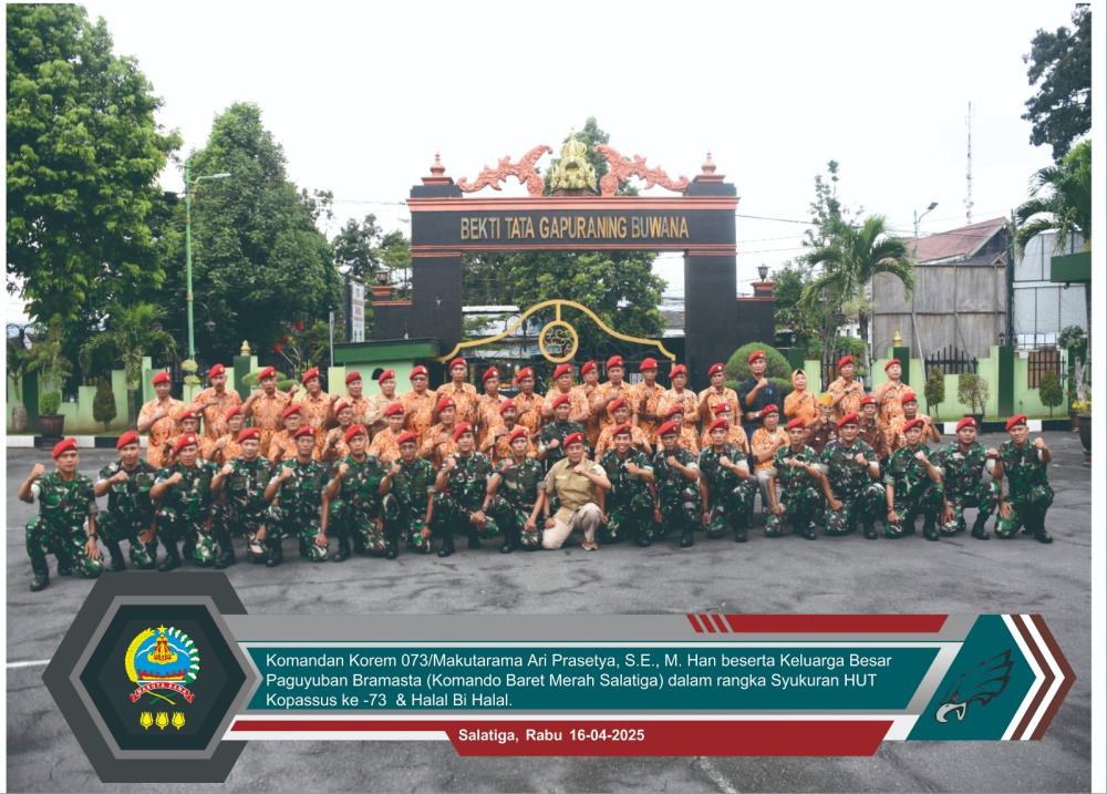Danrem 073/Makutarama & Bramasta Rayakan HUT ke-73 Kopassus di Makorem!