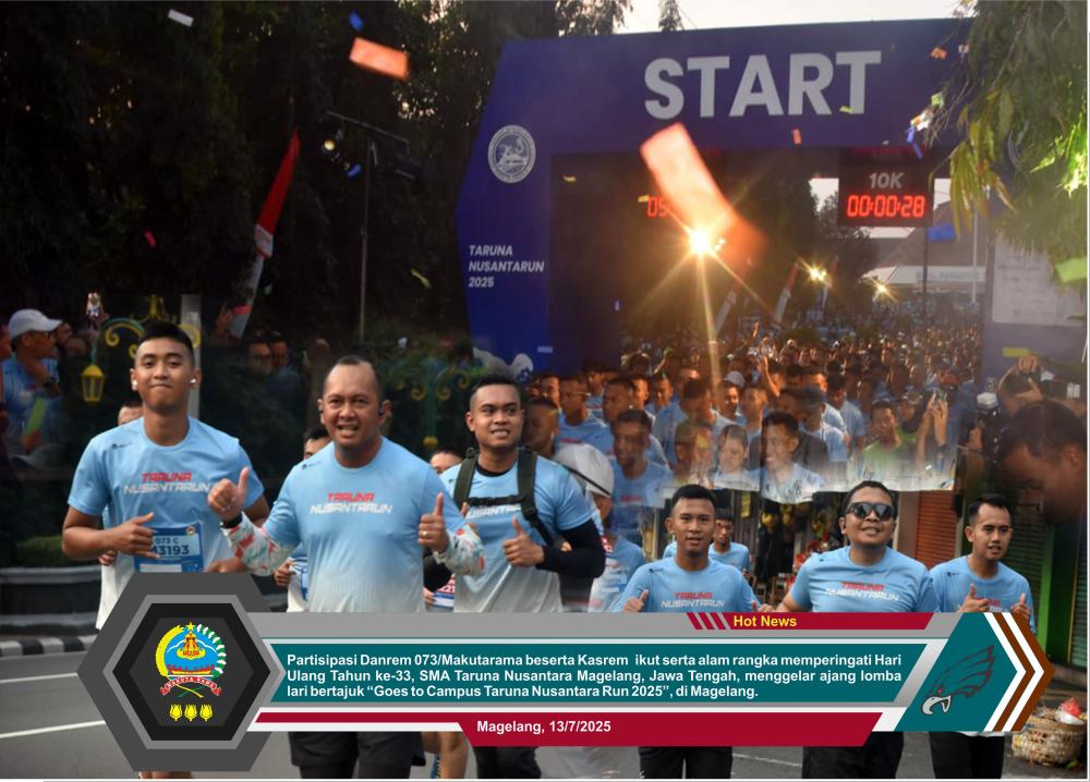 "Goes to Campus Taruna Nusantara Run 2025" Meriahkan HUT ke-33 SMA Taruna Nusantara