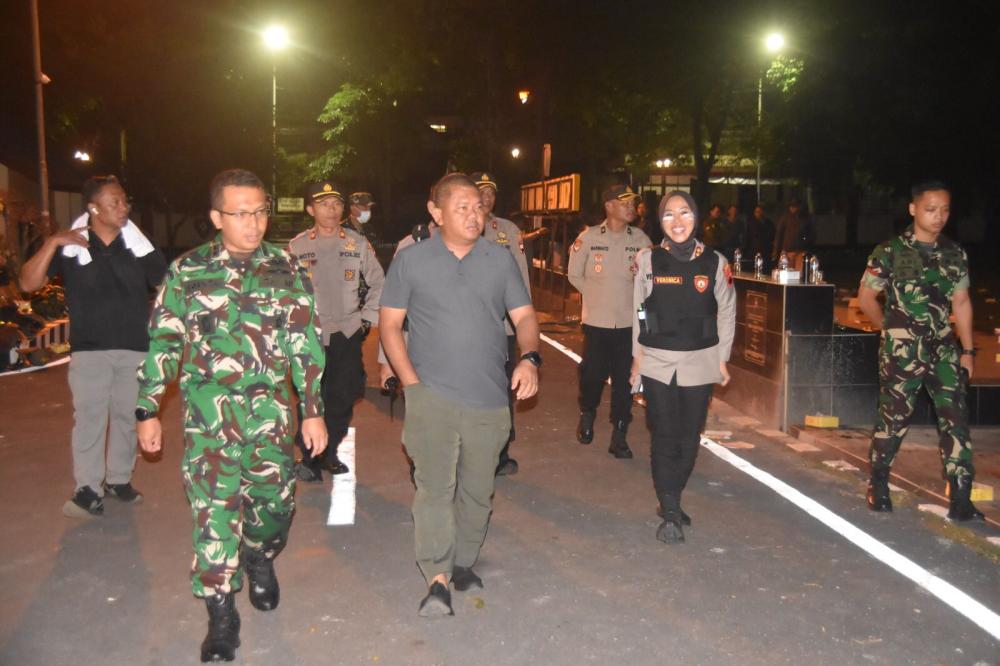 Aksi Massa Guncang Salatiga, Danrem Makutarama Tegak Dukung Polres Salatiga Hadapi Demo