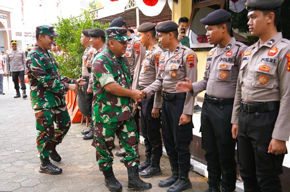 Danrem & Kapolres Kendal Satu Komitmen : TNI–Polri All Out Jaga Kondusifitas Kab. Kendal