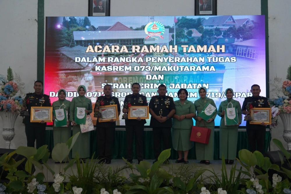 Danrem 073/Makutarama Pimpin Sertijab Kasrem dan Tiga Dandim
