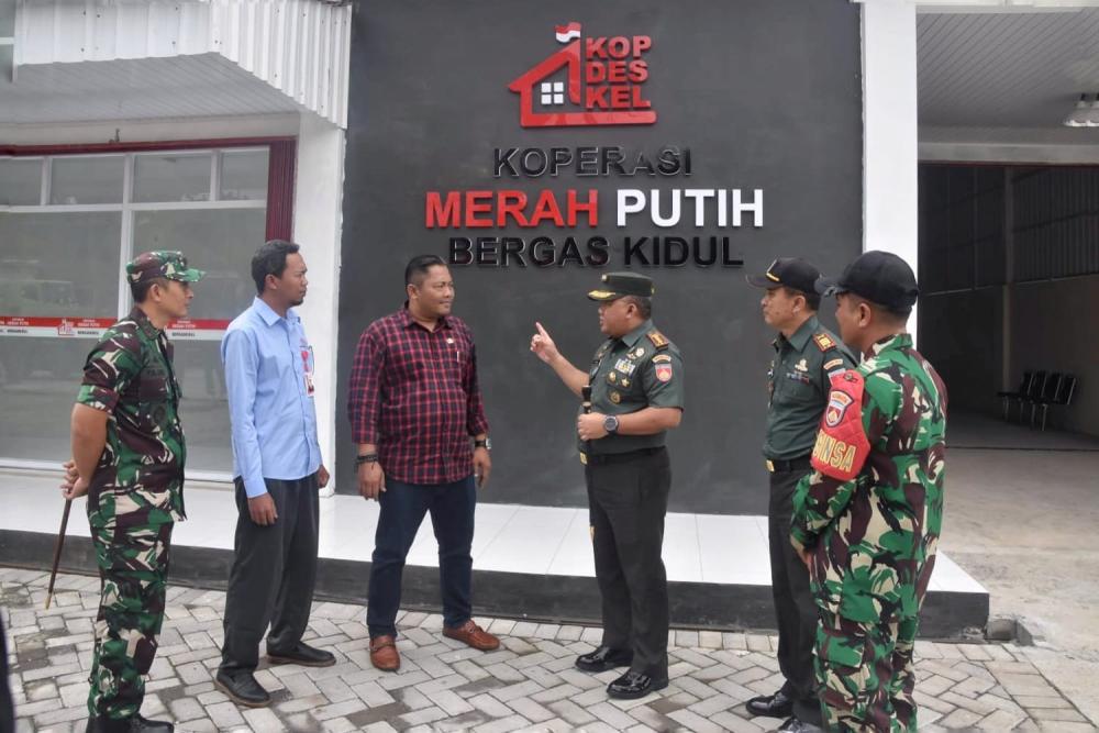 Danrem 073/Makutarama Cek Progres 100% Pembangunan Koperasi Merah Putih di Kabupaten Semarang