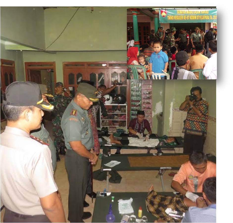 Danrem 073/Mkt Tinjau Langsung Sunatan Massal