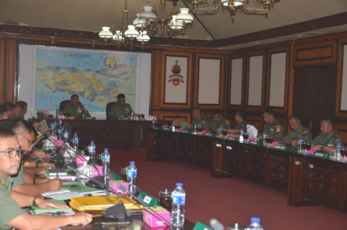 Danrem 073/Mkt hadiri sidang pangkar di Kodam