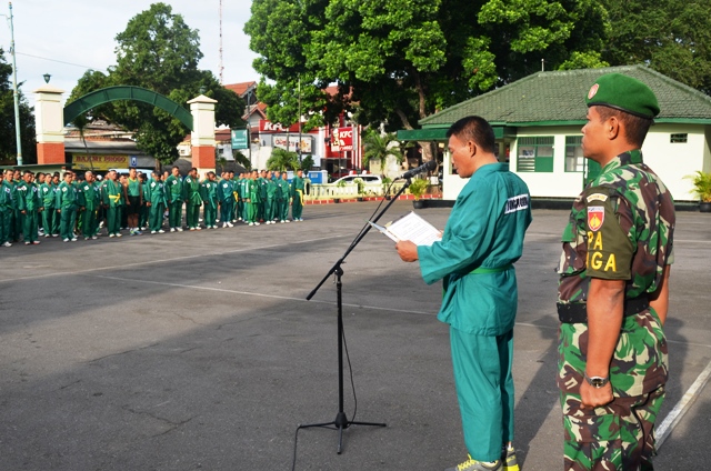 Pasilat Mayor Inf Kadarusman bacakan doa mulai bekerja