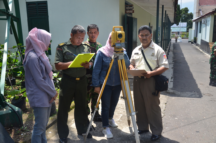 Korem Lakukan Pengukuran Tanah