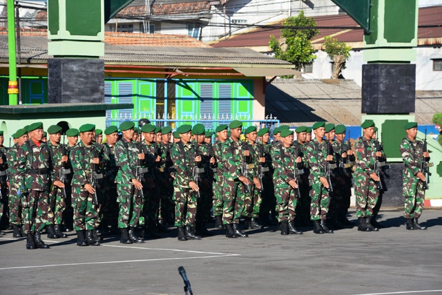 Upacara Bendera di Makorem 073/Mkt Berjalan Dengan Hidmat