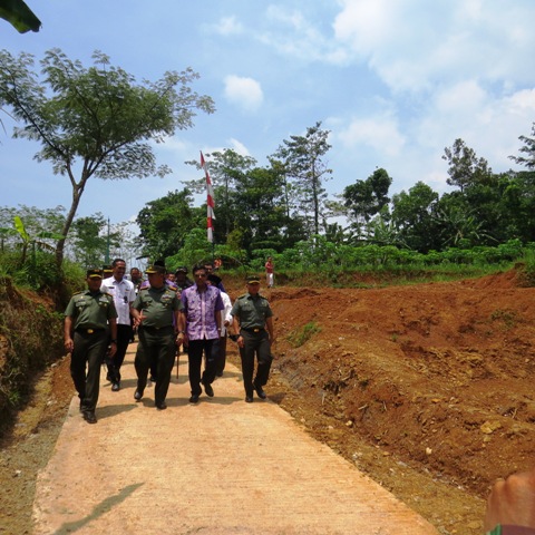 Danrem 073/Mkt Cek Hasil TMMD