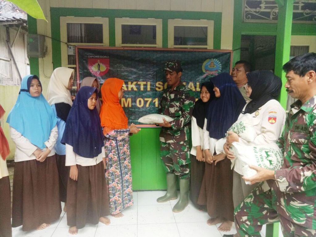 Bhakti Sosial Kodim 0715/Kendal Di Panti Asuhan Aisyiyah Kendal