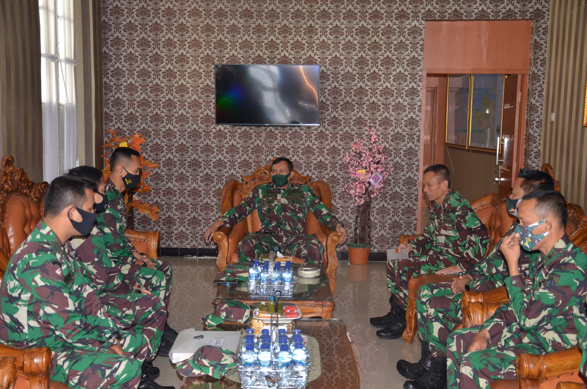 Korem 073/Makutarama Terima Kunjungan Wasdalgiat Sisfo TNI AD