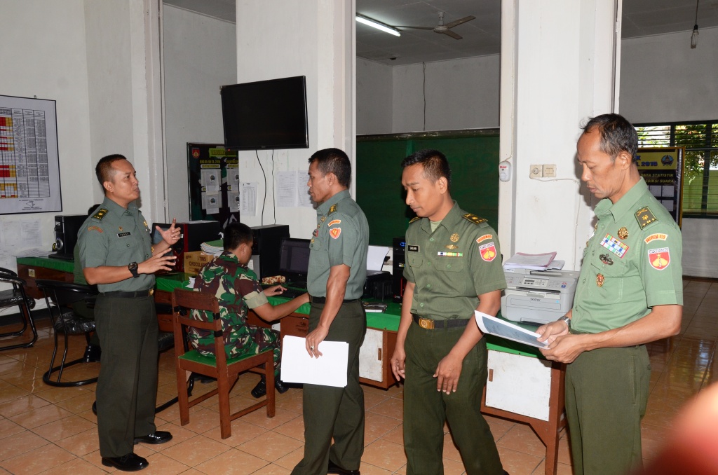 Tim Wasev Sterad Kunjungi Korem 073/Makutarama