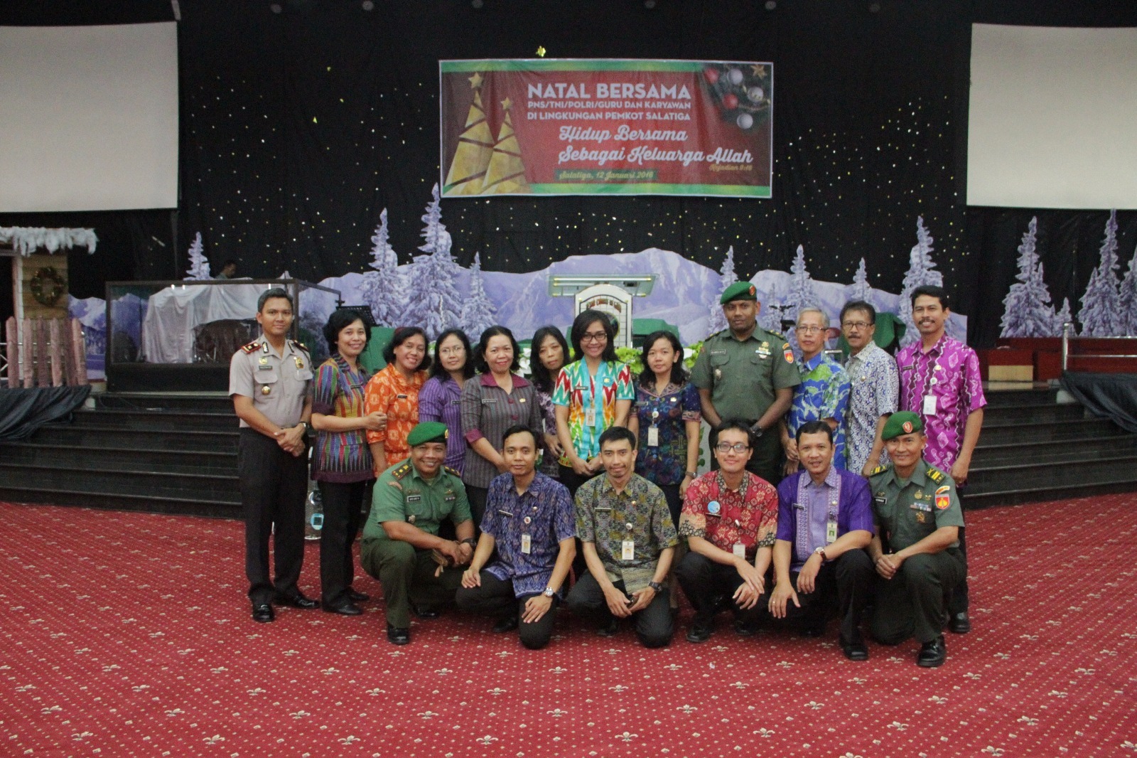 Natal Bersama TNI Polri dan PNS Sekota Salatiga