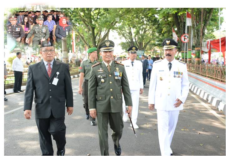 Danrem Hadiri Upacara Peringatan HUT RI Ke -71