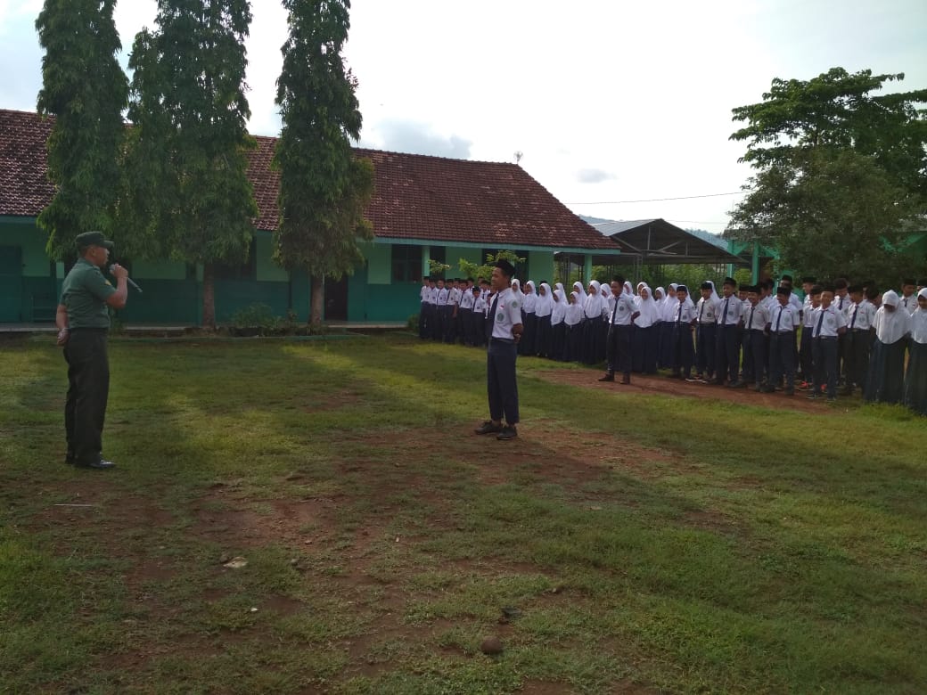 Pelaksnaan Kegiaan Wawasan Kebangsaan yang Dilaksankan Babinsa Koramil 12/Donorojo