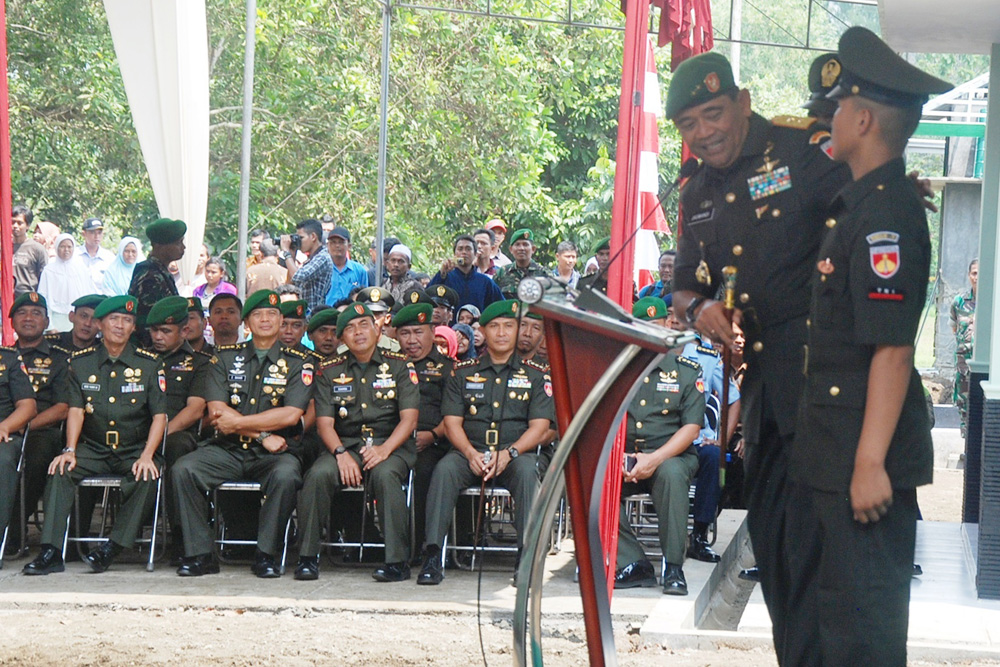 Kolonel Inf Yosept Robert Hadiri Upacara Tup Dikcata