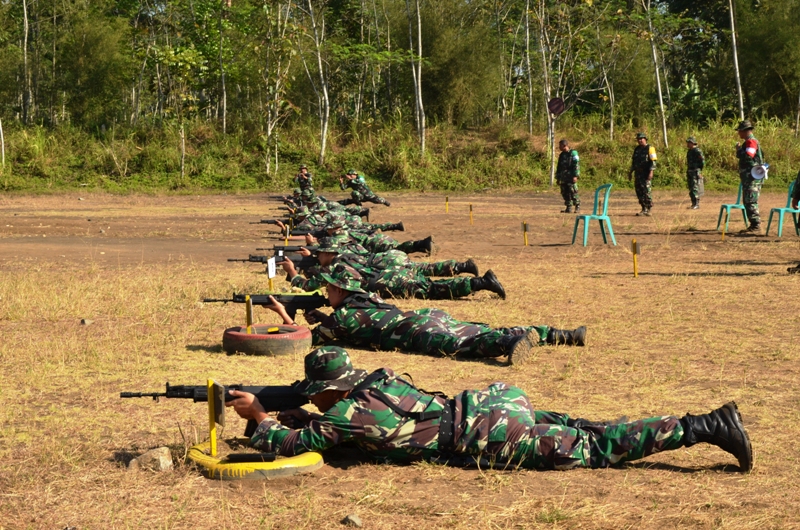 Korem salatiga tingkatkan kemahiran menembak