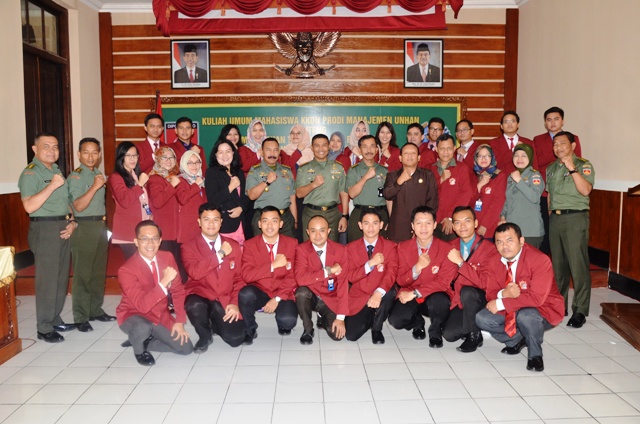 Mahasiswa Unhan Berkunjung Ke Makorem Salatiga