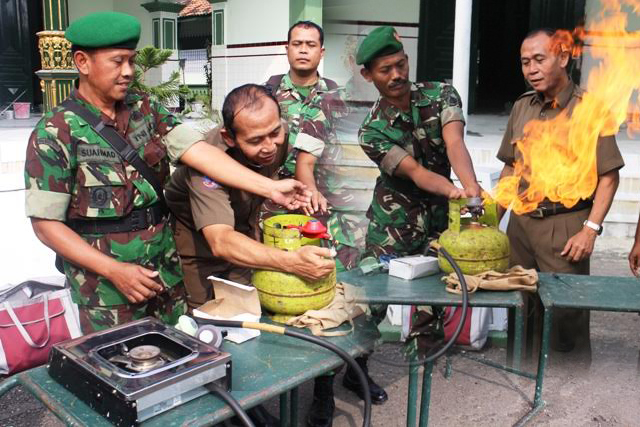 Kodim Blora, Gelar Penyuluhan Kompos Gas                                                        