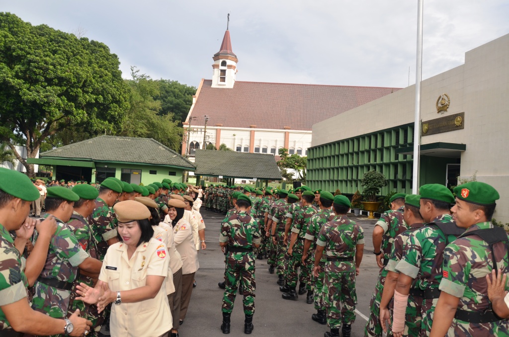 Halal Bihalal Korem 073/Makutarama Sebagai Pelebur Kesalahan Dan Pererat Persaudaraan Prajurit PNS