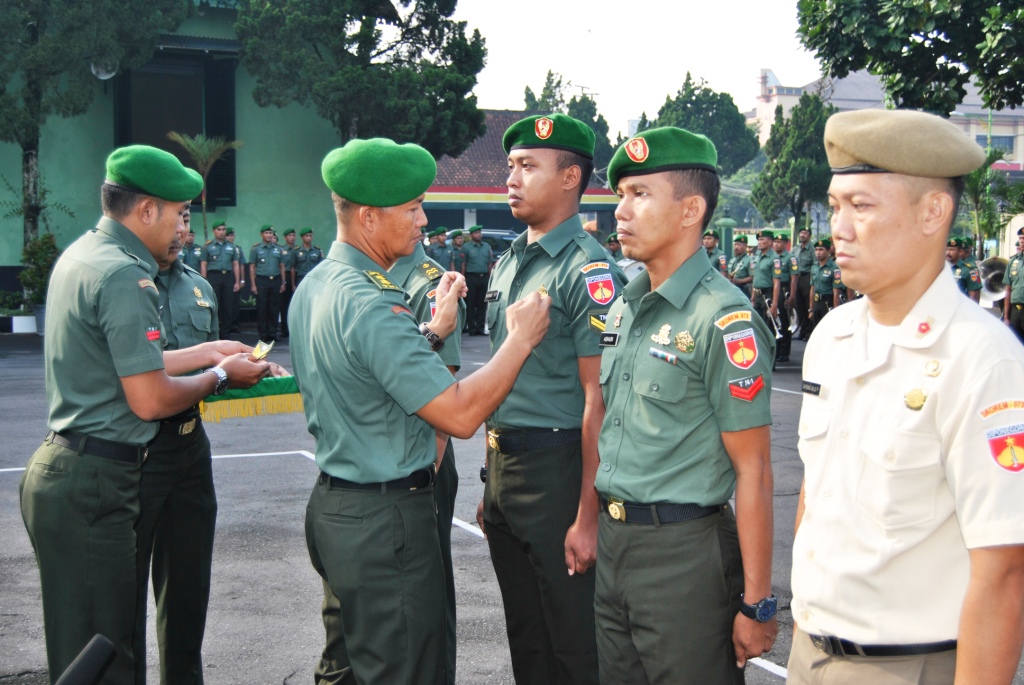 Upacara Bendera dan Kenaikan Pangkat Ba, Ta dan PNS Korem 073/Makutarama