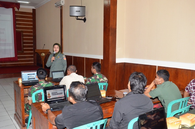 Sosialisasi Penilaian Dan Penghitungan Beban Kerja Korem 073/Mkt
