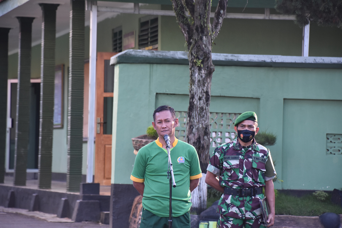 Jaga Stamina, Prajurit Dan PNS Korem 073/Makutarama Senam Dan Lari Aerobik