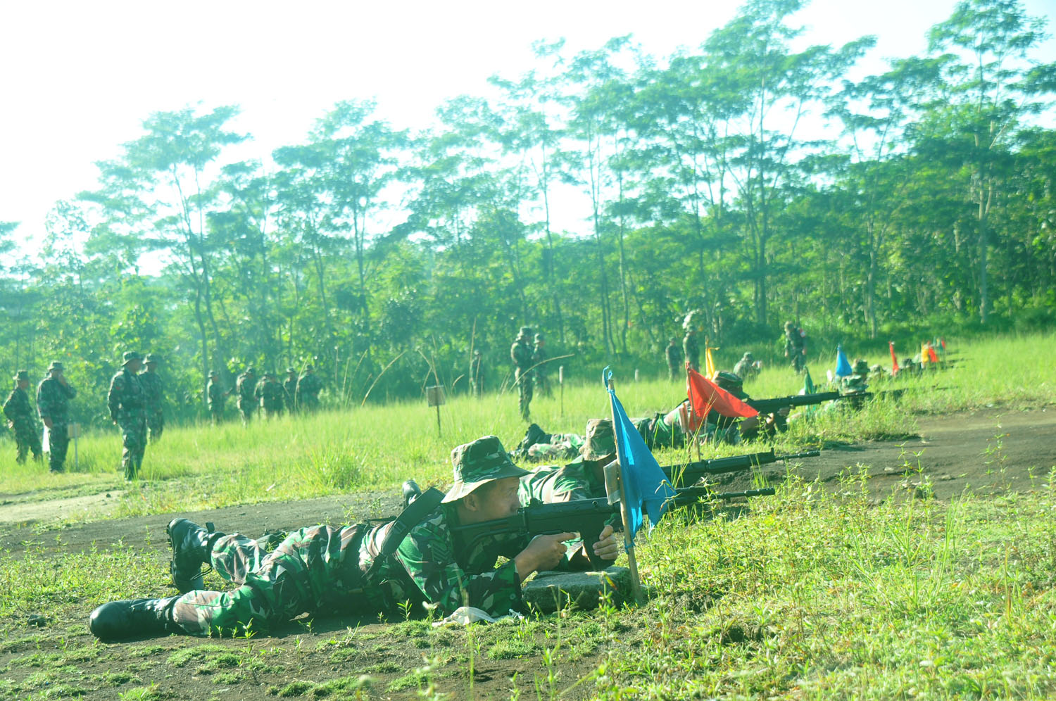 Korem Permahir Latihan Menembak
