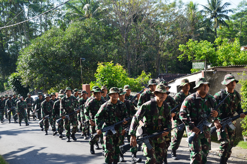 Back to Basic Prajurit, Korem 073/Makutarama Melaksanakan Ketahanan Mars