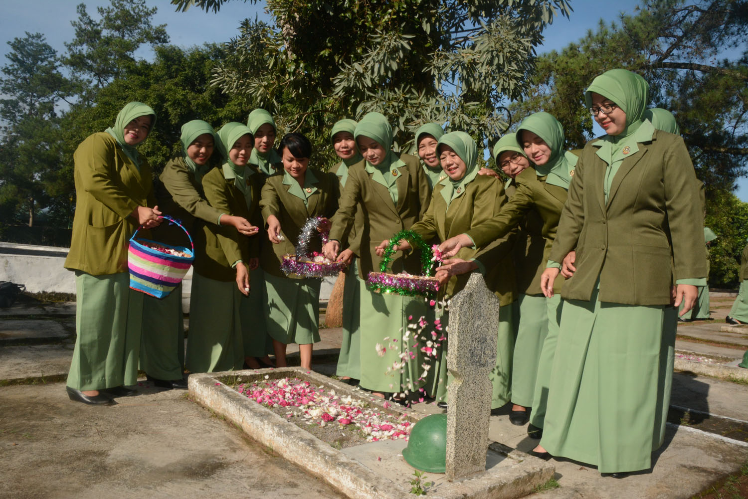 Ziarah Rombongan Peringati HUT Persit