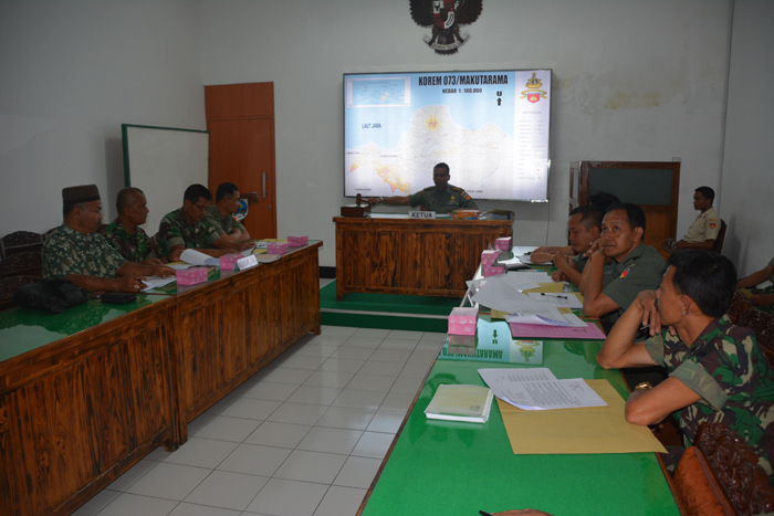 Korem Adakan Sidang Penempatan Jabatan