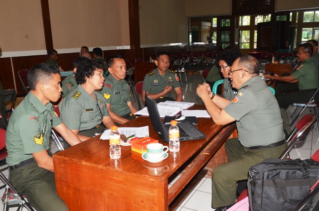 Korem 073/Mkt Terima Kunjungan Tim Wasrik Irjenad