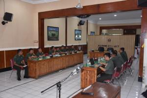 Korem 073/Makutarama terima kunjungan Tim Dalproggar TNI AD TA. 2024