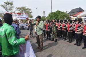 Jelang Pilkada, Kodim 0716/Demak Ikuti Latihan Peragaan Sispamkota