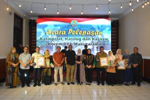 Pelepasan Tiga Pejabat Utama Korem 073/Makutarama