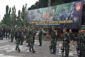 Upacara Pemberangkatan Tonting Yudha Wastu Pramuka Jaya tahun 2024