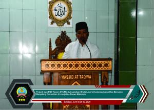 Prajurit dan PNS Korem 073/Mkt Laksanakan Sholat Jumat dan Doa Bersama Menjelang Ramadhan