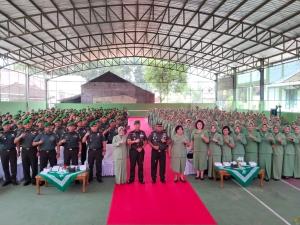 Kunjungan Kerja Danrem 073/Makutarama ke Kodim 0717/Grobogan