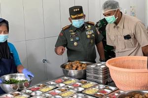 Danrem 073/Makutarama Tinjau Dapur Makan Bergizi Gratis di Langenharjo Kendal