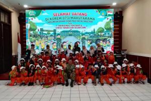 KOREM 073/MAKUTARAMA TERIMA KUNJUNGAN EDUKATIF TK MASITHOH