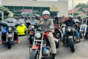 Danrem 073/Makutarama Touring Bareng Komunitas, Tebar Kepedulian Lewat Baksos di Ambarawa