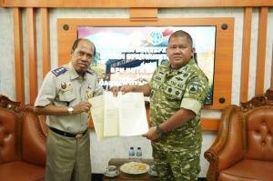 Aset TNI AD Makin Terjamin, Danrem 073/Makutarama Terima Sertifikat Hak Tanah dari BPN Kota Salatiga