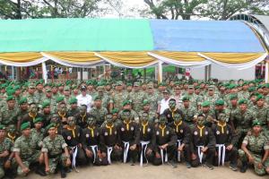 Danrem 073/Makutarama Dampingi Wapang TNI Tinjau Yon TP 936/Satria Joyokusumo dan KDKMP di Pati