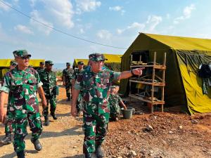 Danrem 073/Makutarama Tinjau Kesiapan Yon TP 935/SB Jelang Kunker Menhan RI dan Wapang TNI