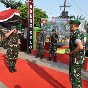 Danrem 073/Makutarama Kunjungi Yonif 452/SAS, Tegaskan Kesiapan Satuan dan Pembinaan Prajurit