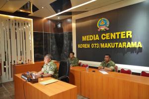 Danrem 073/Makutarama Ikuti Vicon Percepatan KDKMP, Tegaskan Komitmen Dukung Program Strategis Nasional