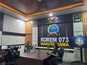Danrem 073/Makutarama Resmikan “Makutarama Podcast”, Perkuat Komunikasi TNI di Era Digital