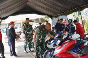 HUT ke-65 Korem 073/Makutarama, Danrem Cek Servis 45 Kendaraan Prajurit Hasil Kolaborasi dengan Bengkel SNETSA Motor SMKN 3 Salatiga