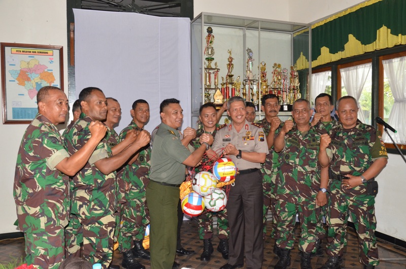 Kapolda Jateng Kunjungi Kodim Salatiga